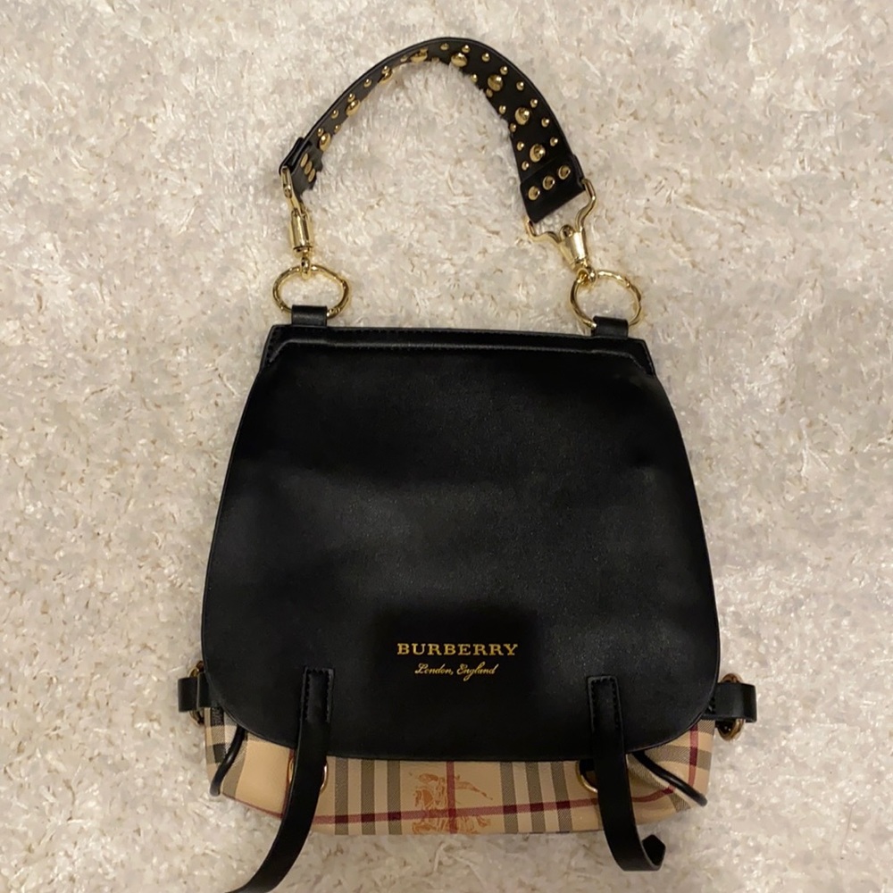 Burberry saddle bag